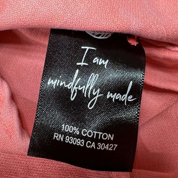 Nic+Zoe Dress Womens Small Pink Summer Day Tunic Shirt Midi Dress Long Sleeves - Picture 10 of 11